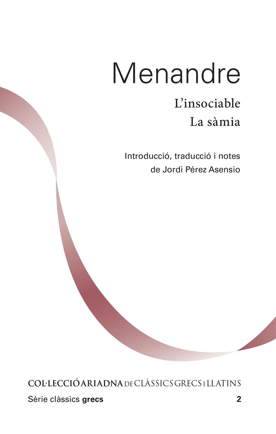 INSOCIABLE :  LA SÀMIA | 9788410349810 | MENANDRO