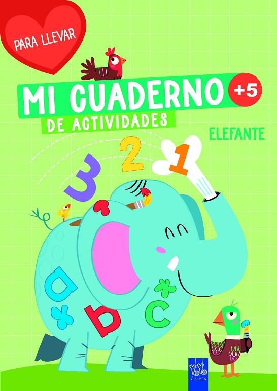 MI CUADERNO DE ACTIVIDADES PARA LLEVAR : ELEFANTE | 9788408311928