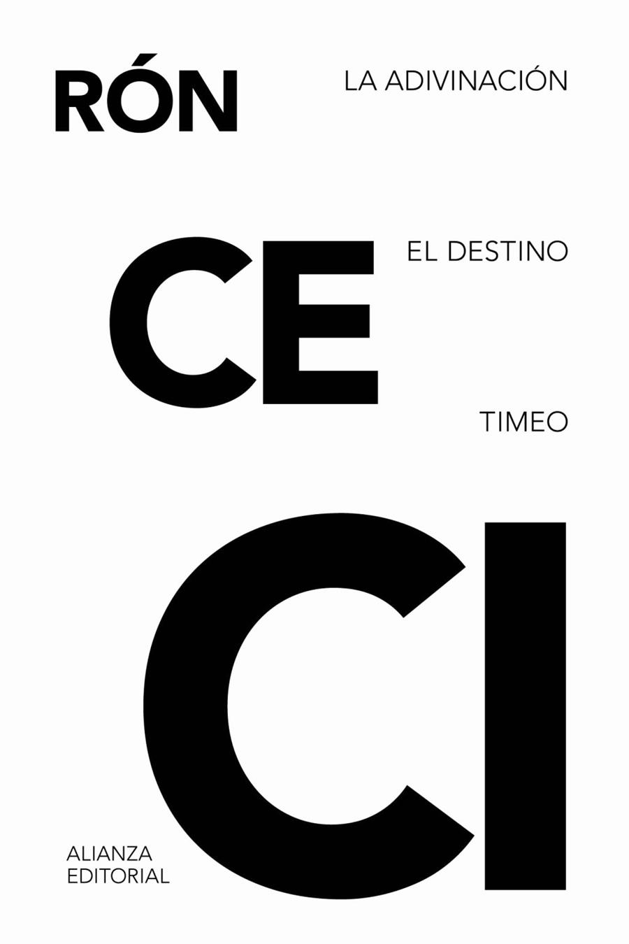ADIVINACIÓN ; DESTINO ; TIMEO | 9788411480963 | CICERÓN