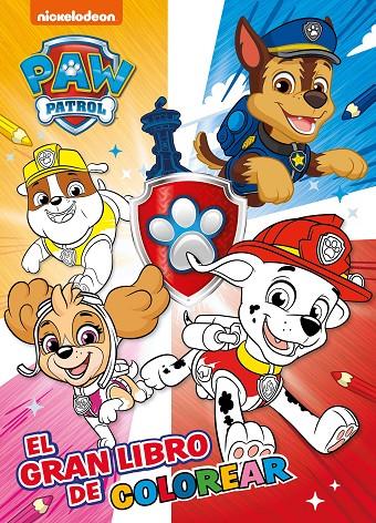 PAW PATROL PATRULLA CANINA : EL GRAN LIBRO DE COLOREAR | 9788448865764