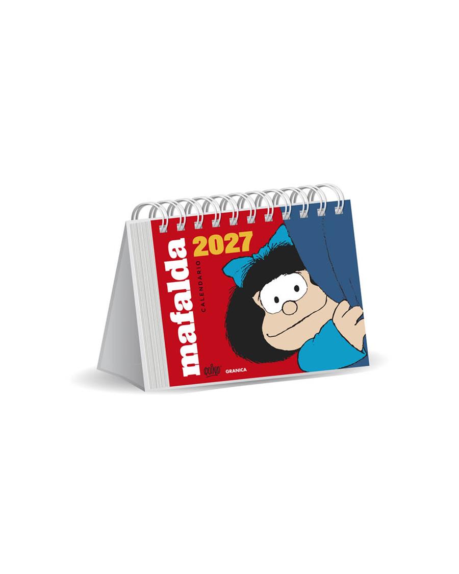 CALENDARI 2027 : MAFALDA SOBRETAULA VERMELL | 9786316693891 | QUINO