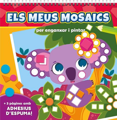 MEUS MOSAICS PER ENGANXAR I PINTAR : ANIMALS SALVATGES | 9788410515246