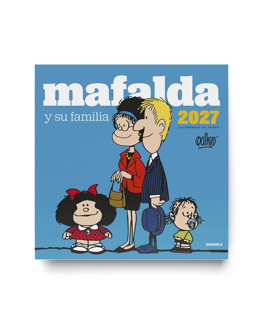 CALENDARI 2027 : MAFALDA Y SU FA,ILIA | 9786316693976 | QUINO