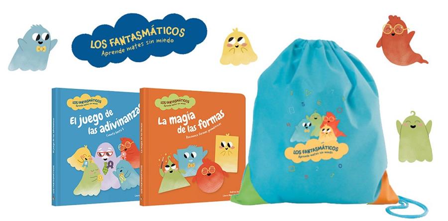 PACK LOS FANTASMÁTICOS: 2 DIVERTIDOS CUENTOS + MOCHILA INFANTIL DE REGALO | 9788413618685 | IACHINI, ANDREA