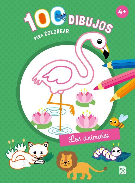 100 DIBUJOS PARA COLOREAR : LOS ANIMALES | 9789403243672