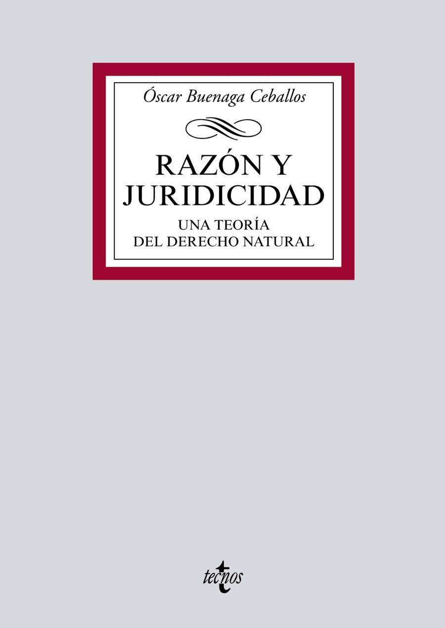 RAZÓN Y JURIDICIDAD | 9788430976898 | BUENAGA CEBALLOS, ÓSCAR