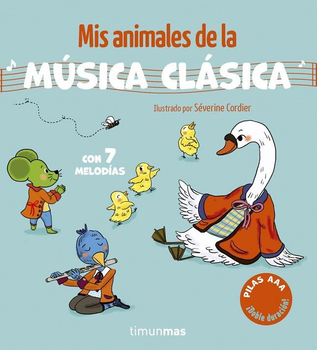MIS ANIMALES DE LA MÚSICA CLÁSICA (CON 7 MELODÍAS) | 9788408320487 | CORDIER, SEVERINE