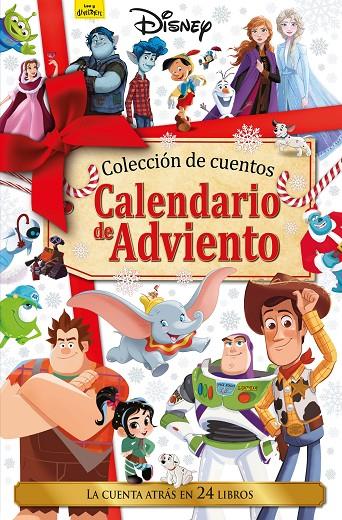 CALENDARIO DE ADVIENTO DISNEY : LA CUENTA ATRÁS EN 24 LIBROS | 9788418335426