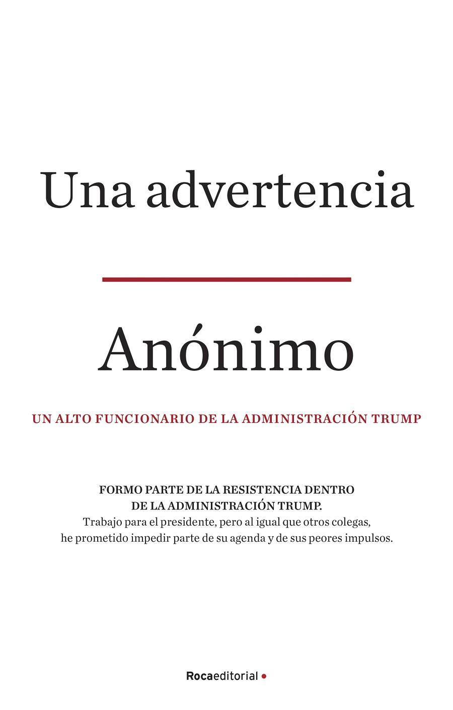UNA ADVERTENCIA | 9788418249129 | ANONIMO