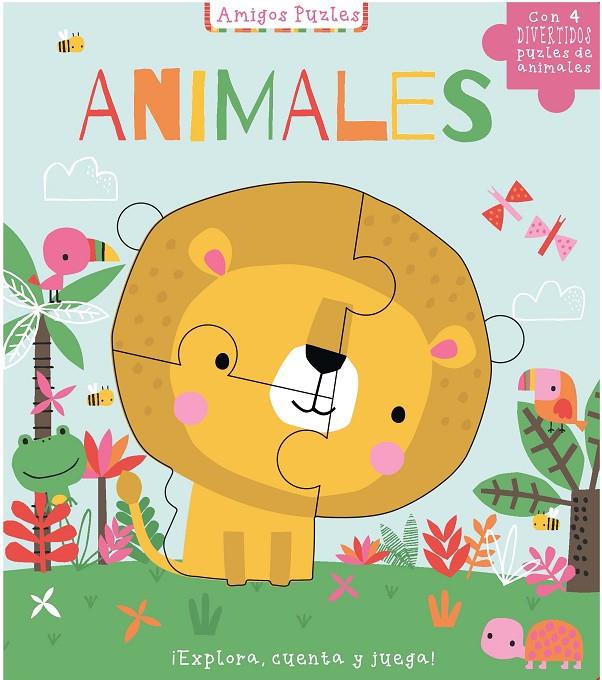 AMIGOS PUZLE : ANIMALES | 9788413344348