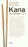KANA PARA RECORDAR | 9788425423093 | HEISING, JAMES W.