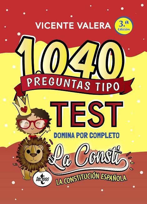 1040 PREGUNTAS TIPO TEST LA CONSTI (3A EDICIÓ) | 9788430980260 | VALERA, VICENTE