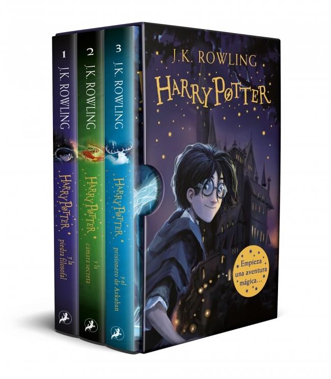 PACK : HARRY POTTERY LA PIEDRA FILOSOFAL ; Y LA CAMARA SECRETA; Y EL PRISIONERO DE AZKABAN | 9788418796180 | ROWLING, J.K.