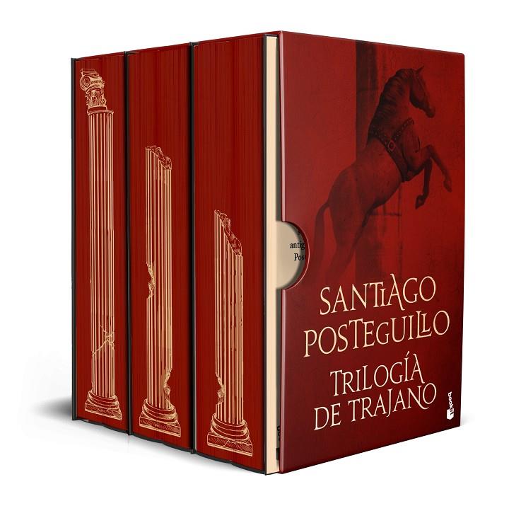 ESTUCHE TRILOGÍA DE TRAJANO (DICIÓN ESPECIAL CON CANTOS DECORADOS) | 9788408327547 | POSTEGUILLO, SANTIAGO