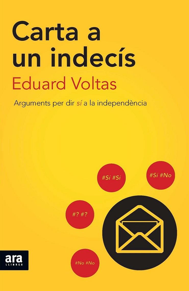 CARTA A UN INDECIS | 9788415642985 | VOLTAS, EDUARD