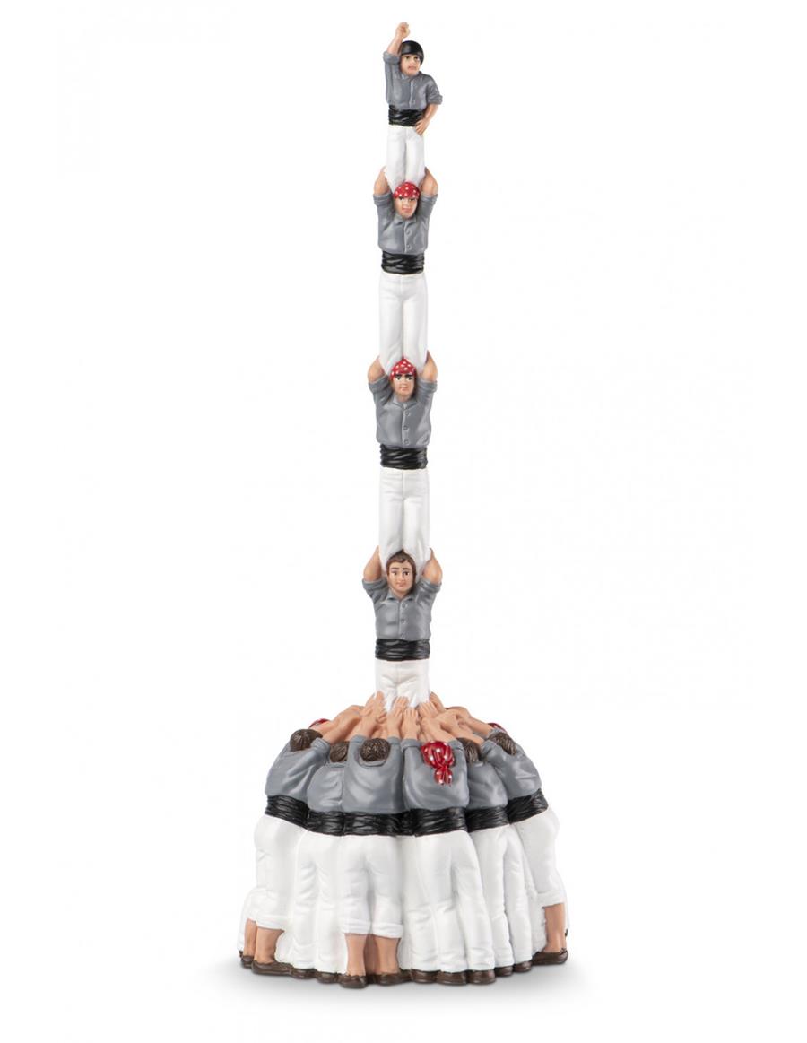 FIGURA GOMA : FESTIARI CASTELLERS DE LES ROQUETES (GRIS) | FESTIARI00027