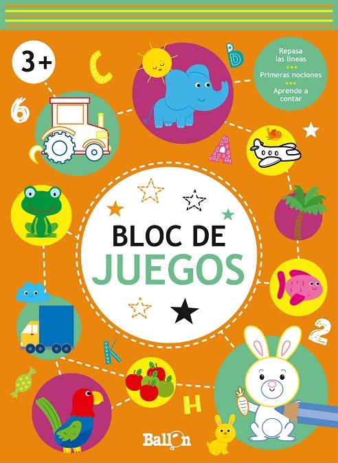 BLOC DE JUEGOS +3 NARANJA | 9789403226125