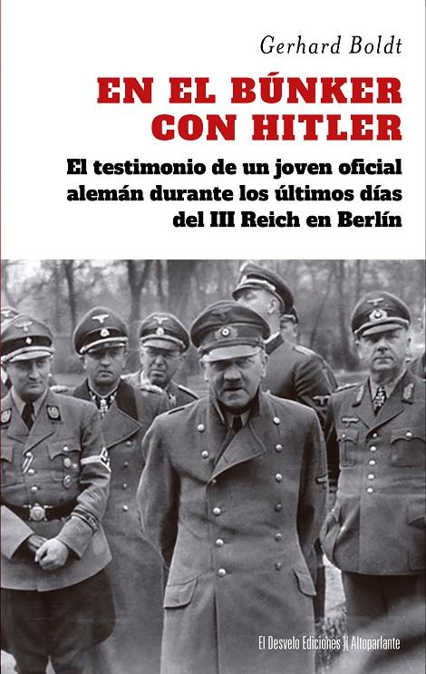 EN EL BÚNKER CON HITLER | 9791387799137 | GERHARD BOLDT