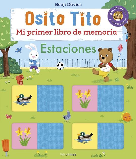 OSITO TITO MI PRIMER LIBRO DE MEMORIA : ESTACIONES | 9788408303893 | DAVIES, BENJI