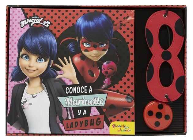 MIRACULOUS (LIBRO CON ANTIFAZ Y YOYÓ) : CONOCE A MARINETTE Y A LADYBUG | 9788408218906