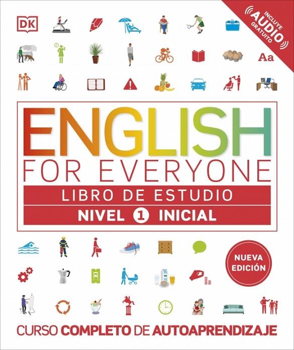 ENGLISH FOR EVERYONE : LIBRO DE ESTUDIO (NIVEL 1 INICIAL) | 9780241281666 | DK