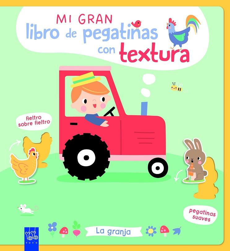 MI GRAN LIBRO DE PEGATINAS CON TEXTURA : LA GRANJA | 9788408312123