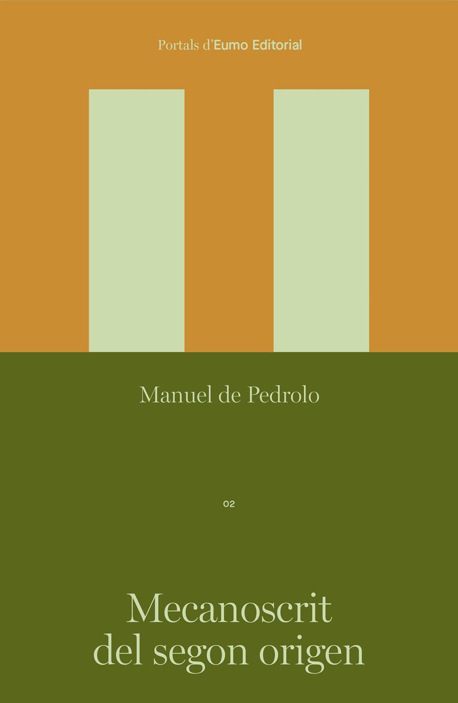 MECANOSCRIT DEL SEGON ORIGEN (LECTURA FACIL NIVELL ALT) | 9788497668781 | DE PEDROLO MOLINA, MANUEL