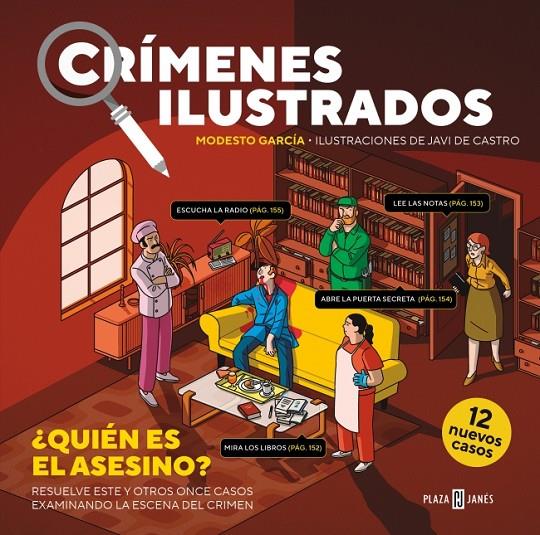 CRÍMENES ILUSTRADOS : ¿QUIÉN ES EL ASESINO? (EDICIÓN TAPA BLANDA) | 9788401042157 | GARCÍA, MODESTO