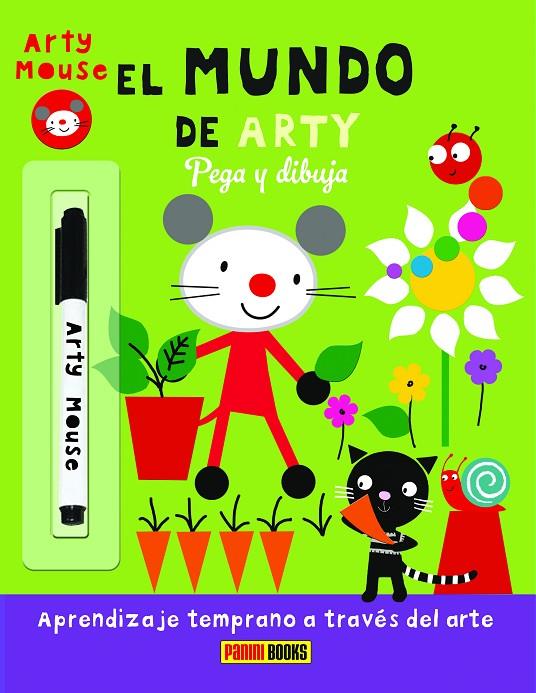 MUNDO DE ARTY : PEGA Y DIBUJA | 9788413347509