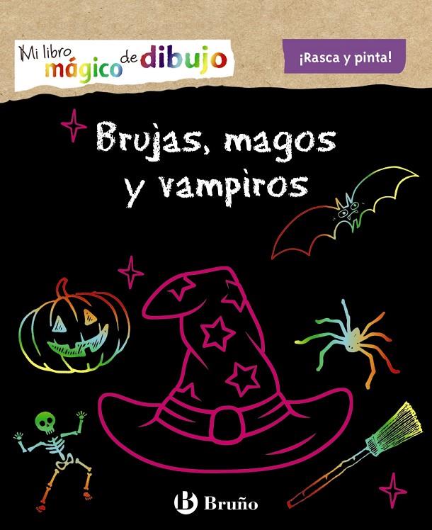 LIBRO MAGICO DE DIBUJO : BRUJAS MAGOS Y VAMPIROS | 9788469629215 | VV.AA