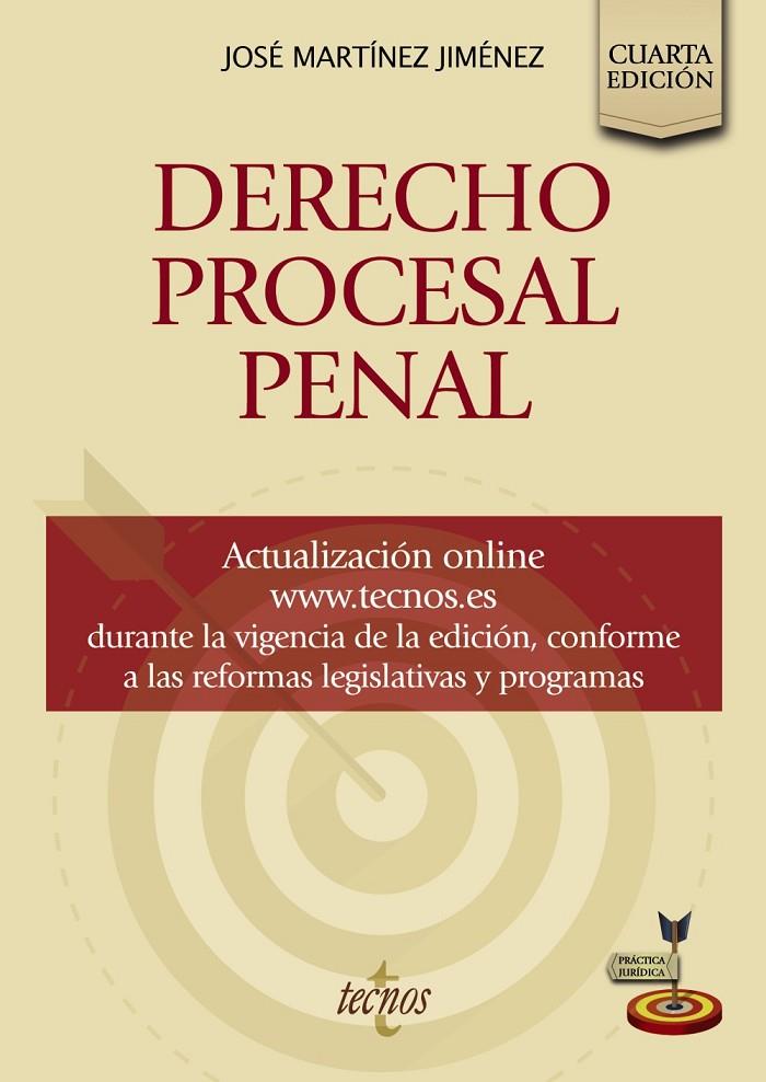DERECHO PROCESAL PENAL | 9788430982967 | MARTÍNEZ, JOSÉ