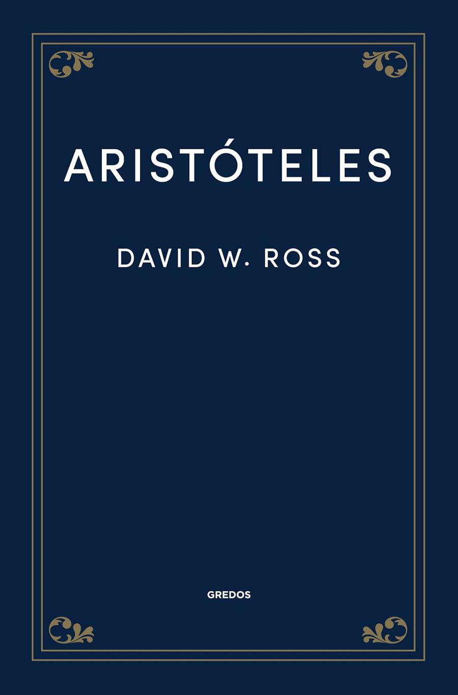 ARISTÓTELES | 9788424940225 | ROSS, DAVID W.