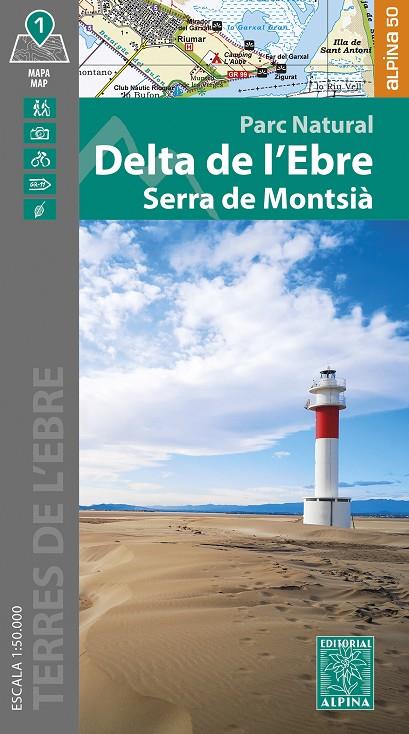  MAPA DELTA DE LEBRE SERRA DE MONTSIA | 9788480909983