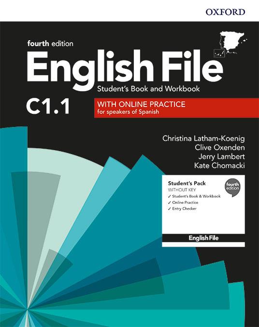 ENGLISH FILE 4TH EDITION C1.1. STUDENT'S BOOK AND WORKBOOK WITHOUT KEY PACK | 9780194037914 | VARIOS AUTORES