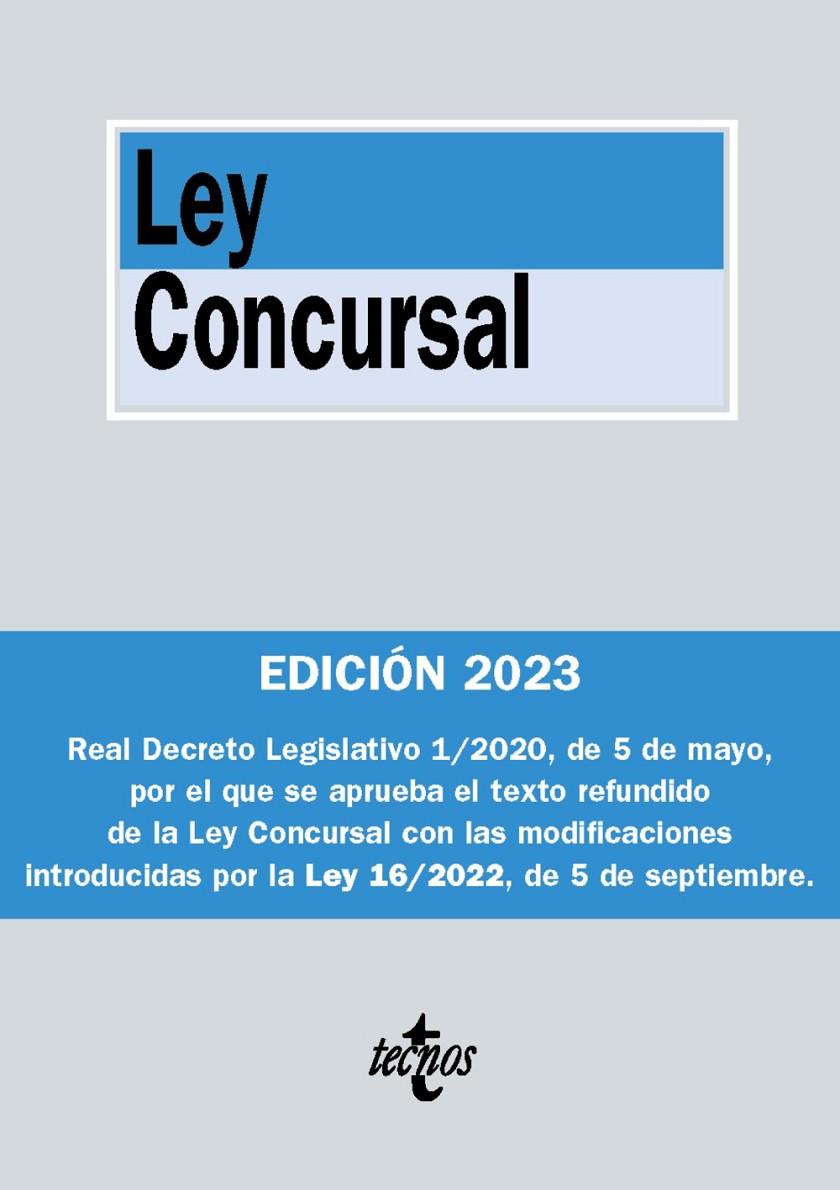 LEY CONCURSAL | 9788430989270 | EDITORIAL TECNOS