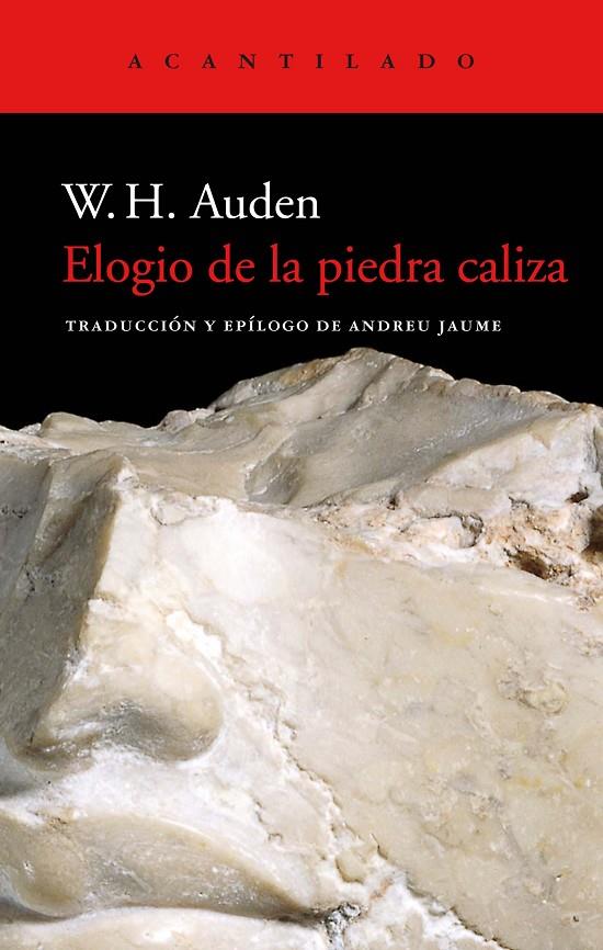 ELOGIO DE LA PIEDRA CALIZA | 9788418370137 | AUDEN, W.H.