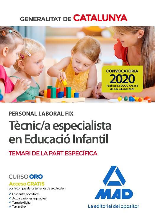 TECNIC/A EN EDUCACIO INFANTIL TEMARI DE LA PART ESPECIFICA  | 9788414238967 | CENTRO DE ESTUDIOS VECTOR, S.L. / CLAVIJO GAMERO, ROCÍO / RIERA ROCA, MAGALÍ