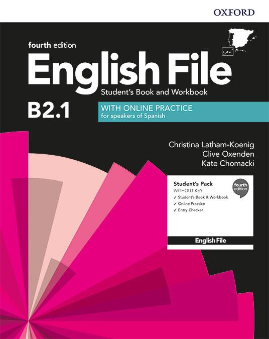 ENGLISH FILE INTERMEDIATE PLUS B2.1 (4TH EDITION) (PACK WITHOUT KEY) | 9780194038744 | LATHAM, CHRISTINA