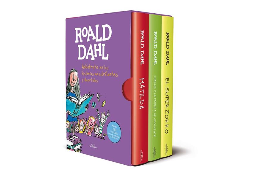 PACK ROAL DAHL : MATILDA ; CHARLIE Y LA FABRICA DE CHOCOLATE ; SUPERZORRO | 9788420459622 | DAHL, ROALD