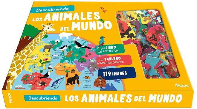 DESCUBRIENDO LOS ANIMALES DEL MUNDO : TABLERO MAGNÉTICO | 9791039530941 | BILLIOUD, JEAN-MICHEL