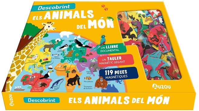 DESCOBRINT ELS ANIMALS DEL MÓN : TAULER MAGNÈTIC | 9791039530958 | BILLIOUD, JEAN-MICHEL 