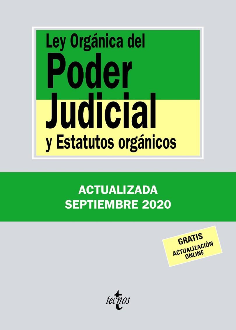 LEY ORGANICA DEL PODER JUDICIAL Y ESTATUTOS ORGANICOS | 9788430980086 | EDITORIAL TECNOS