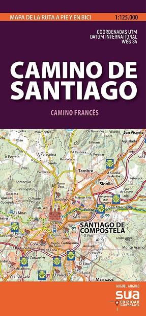 CAMINO DE SANTIAGO CAMINO FRANCES 1:125.000 | 9788482167473 | ANGULO, MIGUEL