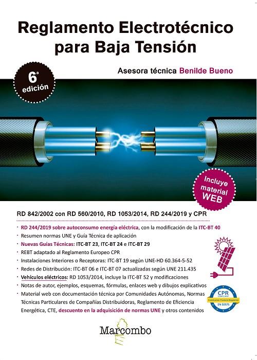 REGLAMENTO ELECTROTECNICO PARA BAJA TENSION (6 ED.) | 9788426727930 | BUENO GONZALEZ, BENILDE