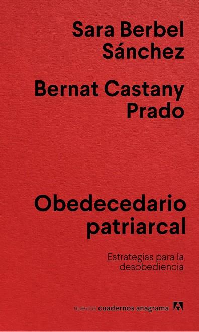 OBEDECEDARIO PATRIARCAL | 9788433922854 | BERBEL SÁNCHEZ, SARA ; CASTANY PRADO, BERNAT