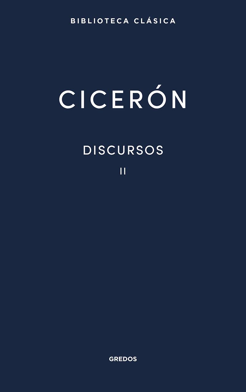 DISCURSOS II | 9788424939267 | CICERON