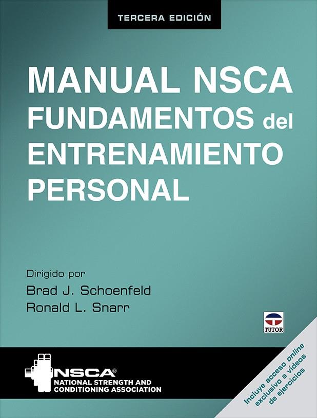 MANUAL NSCA : FUNDAMENTOS DEL ENTRENAMIENTO PERSONAL | 9788418655166 | SCHOENFELD, BRAD ; SNARR, RONALD L.