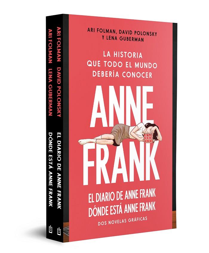 PACK : DIARIO DE ANNE FRANK ; DÓNDE ESTÁ ANNE FRANK? | 9788466374217 | FRANK, ANNE ; FOLMAN, ARI ; POLONSKY, DAVID ; GUBERMAN, LENA
