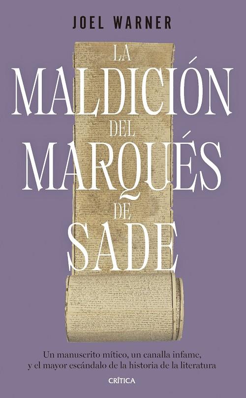 MALDICIÓN DEL MARQUÉS DE SADE, LA | 9788491995876 | WARNER, JOEL