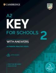 A2 KEY FOR SCHOOLS 2 STUDENT'S BOOK WITH ANSWERS WITH AUDIO WITH RESOURCE BANK | 9781009003599 | CAMBRIDGE